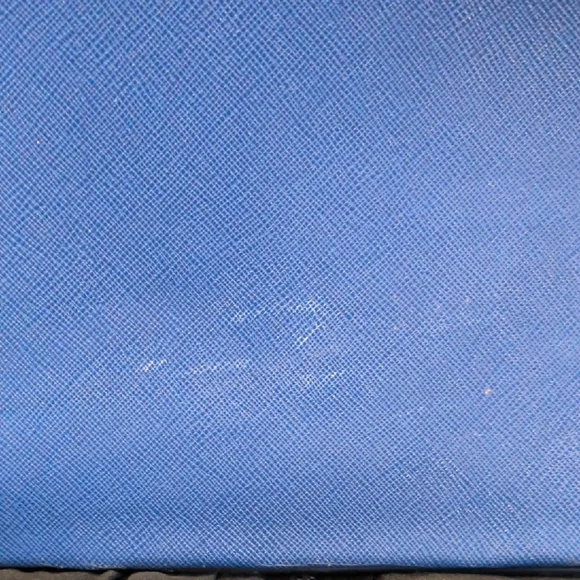 kate spade navy blue tote with gold plaque - Picture 4 of 16